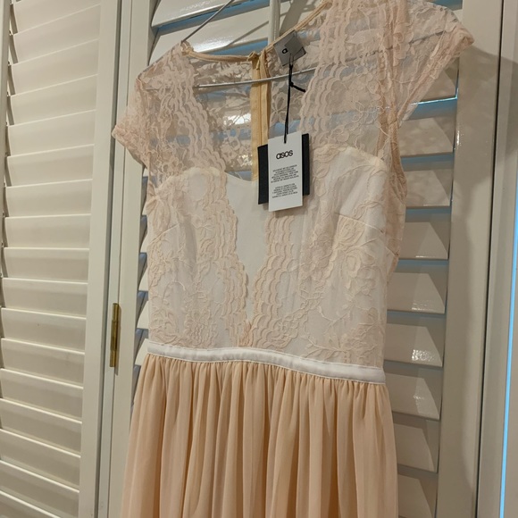 ASOS Scalloped Lace Midi Dress NWT - Picture 8 of 16